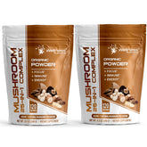 WELLNESS LABSRX envase frontal mostrando variedad de hongos y beneficios
