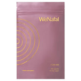 WeNatal frasco frontal mostrando diseño y beneficios claros