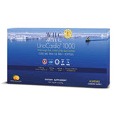 WHC frente del envase UnoCardio 1000 mostrando beneficios y cantidad