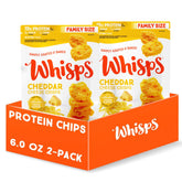Whisps paquete frontal mostrando diseño y tamaño, marca Whisps aporta conveniencia