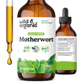 Wild & Organic frente de botella mostrando etiqueta clara y beneficios