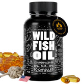 Wild Foods frontal del envase mostrando 60 cápsulas y beneficios claros