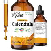 Wild & Organic frontal del frasco mostrando la etiqueta clara y beneficios