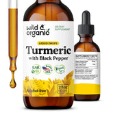Wild & Organic frasco frontal mostrando la etiqueta clara y el tamaño práctico