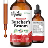 Wild & Organic frasco frontal mostrando etiqueta clara y tamaño práctico