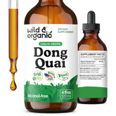 Wild & Organic botella frontal mostrando el envase y beneficios claros