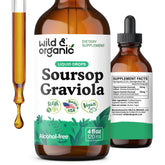 Wild & Organic frente del frasco mostrando formato 4 fl oz y marca