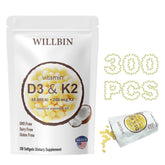 Willbin frontal del envase mostrando 300 cápsulas y beneficios principales