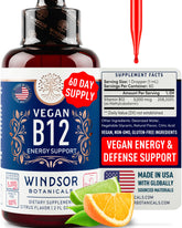 WINDSOR BOTANICALS frasco frontal mostrando etiqueta clara y beneficios