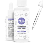 Wink Naturals frasco frontal mostrando diseño y 60 dosis para rutinas