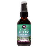 WishGarden frasco frontal de Stress Release for Pregnancy mostrando etiqueta clara y tamaño 2oz, calma visible