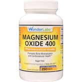 Wonder Laboratories frente del empaque mostrando 250 tabletas y beneficios