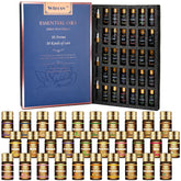Wtrcsv vista frontal del set de 30 aceites esenciales, variedad aromática