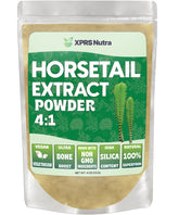 XPRS Nutra envase frontal mostrando cola de caballo y beneficio práctico