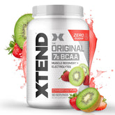 Xtend envase frontal Strawberry Kiwi con información visible y atractivo