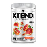 Xtend botella frontal mostrando etiqueta y beneficios para recuperación