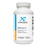 XYMOGEN envase DIMension 3 vista frontal, apoyo hormonal claro