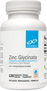 XYMOGEN frasco delantero mostrando etiqueta y beneficio de alta absorción
