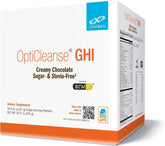 Envase XYMOGEN OptiCleanse GHI frontal mostrando diseño y beneficio proteico