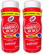 Yahve tarrito rojo frontal, presentación clara y fácil almacenamiento