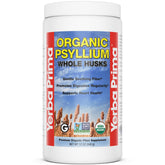 Yerba Prima envase frontal de psyllium integral mostrando diseño y tamaño