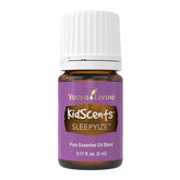 Young Living KidScents SleepyIze botella frontal mostrando tamaño y diseño