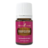 Young Living Purification frasco 5 ml mostrando diseño y tamaño portable