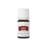 Young Living frasco frontal de Thieves Vitality mostrando diseño y tamaño práctico