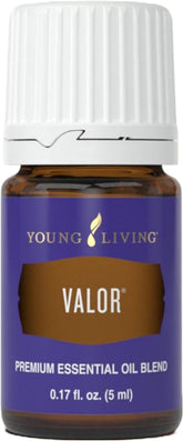 Young Living frasco frontal Valor 5 ml mostrando envase y tapa seguros
