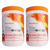 Youngevity bote frontal mostrando la marca y envase, claridad de presentación