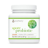 Youtheory envase frontal mostrando el diseño y beneficios clave