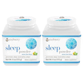 Youtheory empaque frontal del polvo nocturno mostrando marca y beneficio relajante