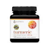 Youtheory frasco frontal mostrando la marca y beneficios visibles
