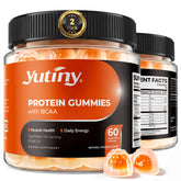 Yutiny gomitas frente del empaque mostrando 120 unidades y beneficios prácticos
