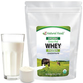 Z Natural Foods frente del empaque muestra garantía orgánica y tamaño práctico