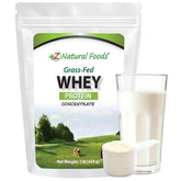Z Natural Foods envase frontal del producto, muestra claro y confianza