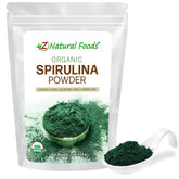 Z Natural Foods frente del paquete mostrando producto y pureza