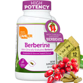 Zahler Berberine vista frontal del envase, claridad de marca y beneficio de apoyo metabólico