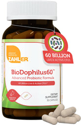 Zahler biodophilus vista frontal del envase con claridad de contenido