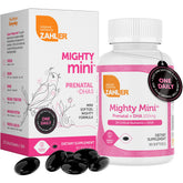 Zahler frasco frontal mostrando diseño y 90 softgels beneficios claros