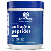 Zammex envase frontal mostrando marca y presentación sin sabor, confianza instantánea
