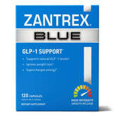 Zantrex frontal del empaque mostrando cápsulas y beneficio energía rápida