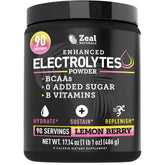 Zeal Naturals frente del envase mostrando 90 servicios y beneficio de hidratación