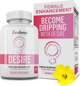 Zealous Nutrition frasco frontal mostrando diseño y beneficio de confianza