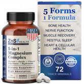 ZnS Health frasco anterior mostrando marca y formato, comunica confianza