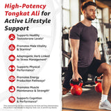 10X Health System extracto de Tongkat Ali como ingrediente clave visible
