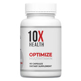 10X Health embalaje con sello de calidad indicando fabricación en EE. UU.