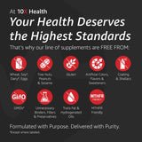 10X Health ingredientes crudos como folato y minerales resaltando origen