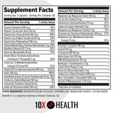 10X Health multivitamínico en desayuno para ejemplificar integración diaria