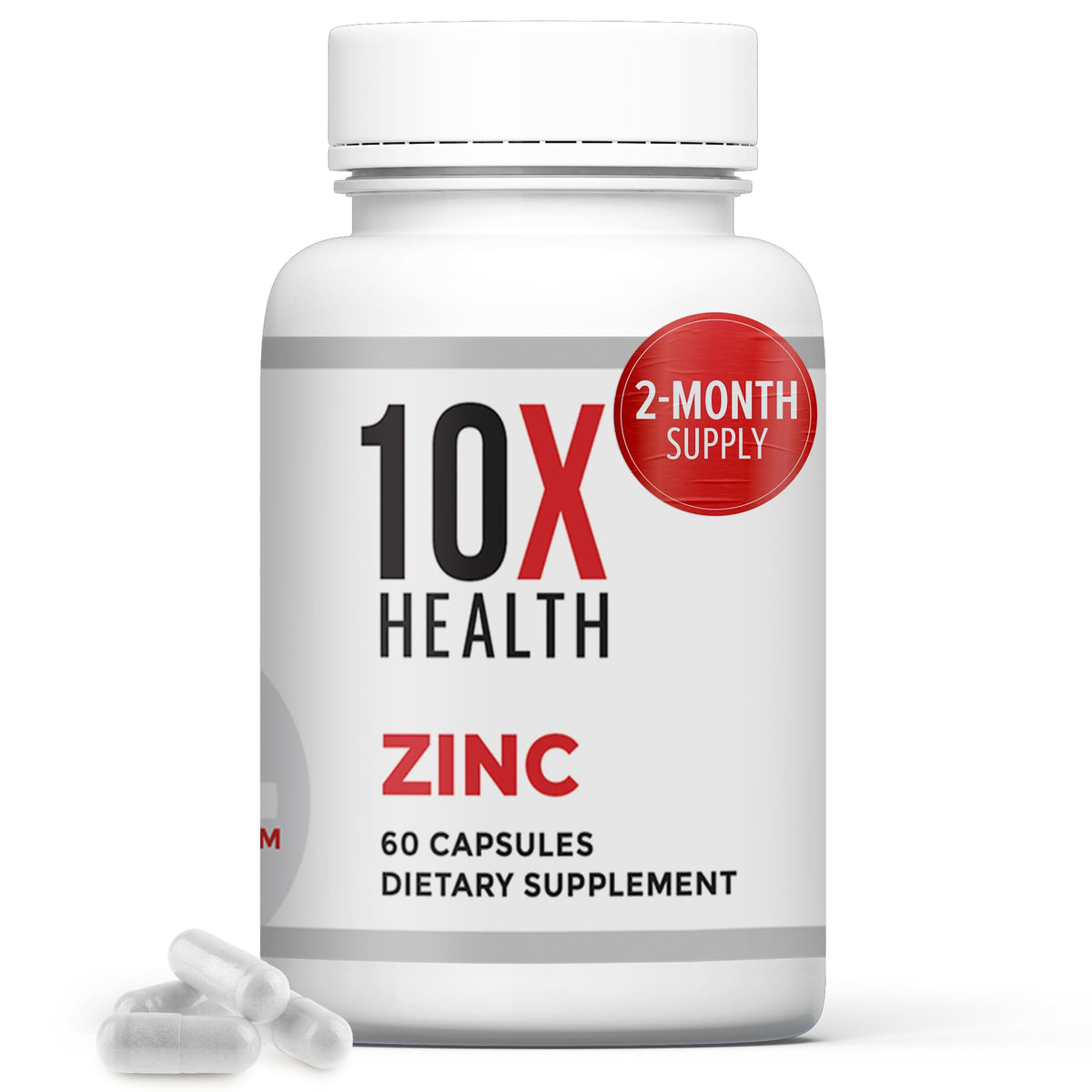 10X Health mostrando el frente del empaque y su ventaja de 30 mg